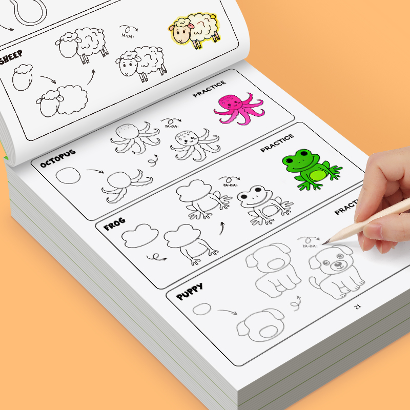 Kids Animal Drawing Book 32 Pa - огляд і ціна Kids Education Activities