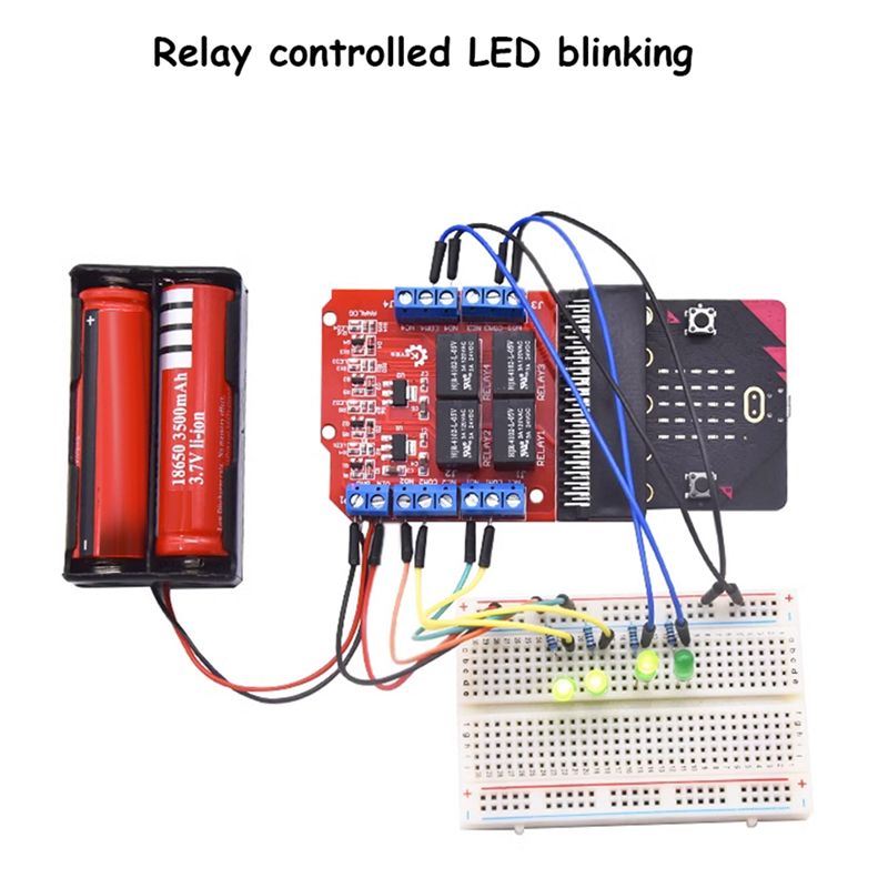 A40I Microbit 4 Channel Relay  - огляд і ціна Kids Education Channel
