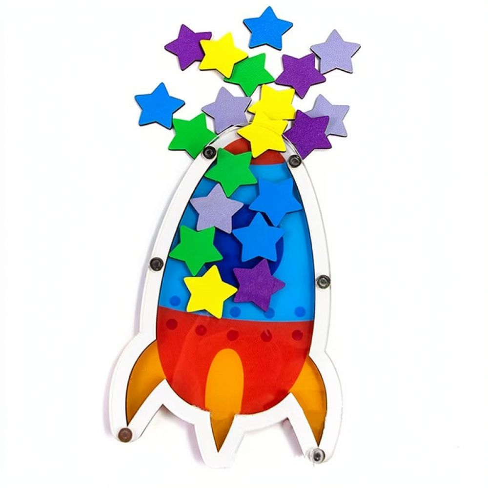 Cute Wooden Star Reward Jar Fo - огляд і ціна Kids Education Motivation
