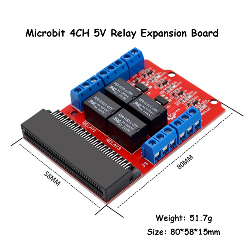 Microbit 4 Channel Relay Modul - огляд і ціна Kids Education Channel