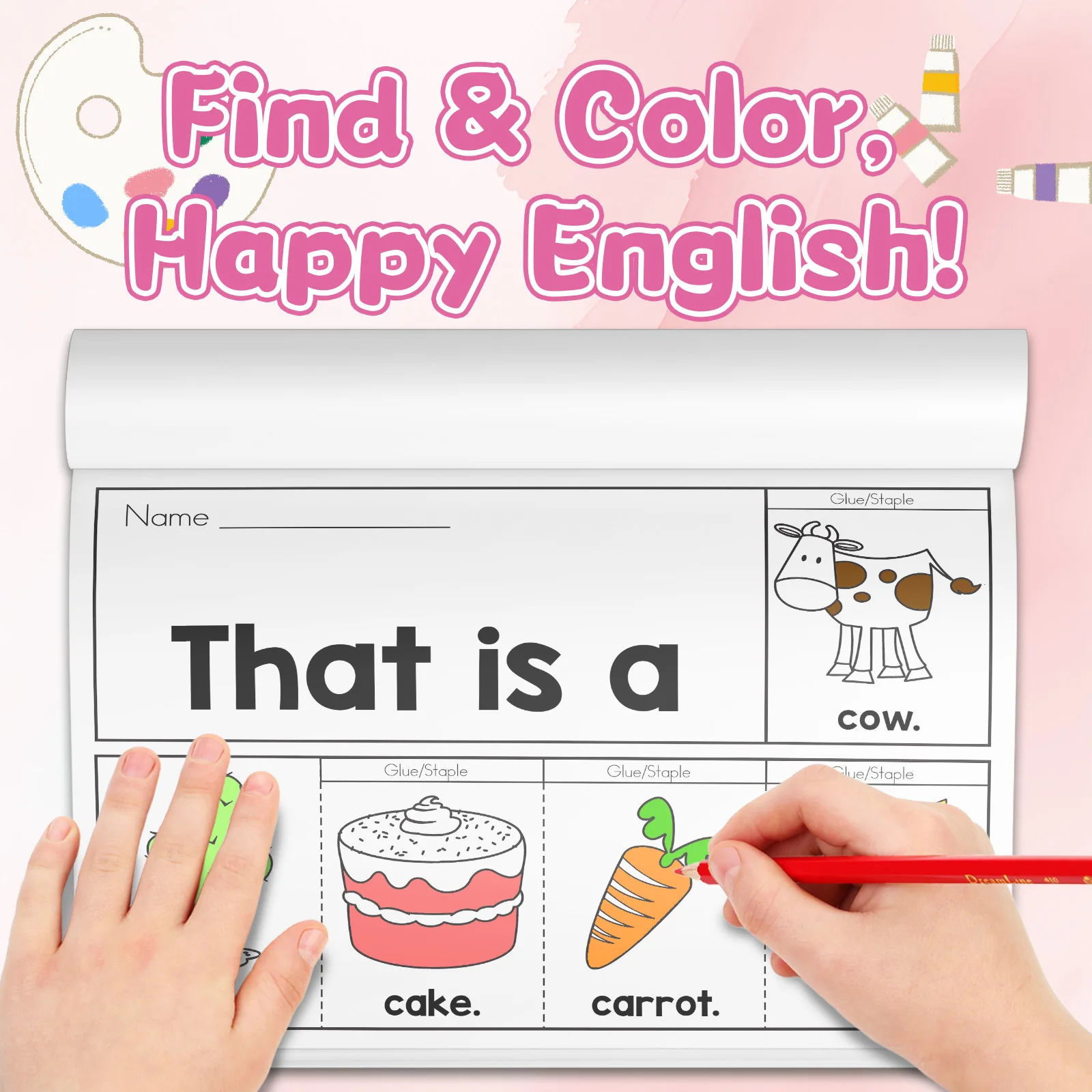 Kids English Word Coloring Wor - огляд і ціна Kids Education Activities